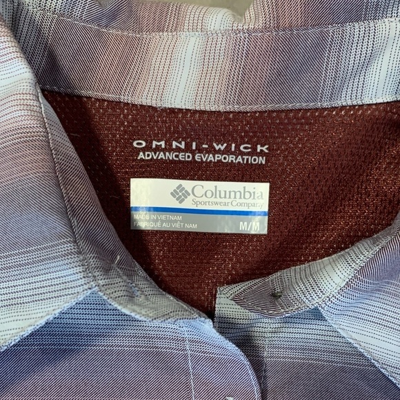 Columbia Women’s Omni-Wick Button Up Shirt with Vented Back, Size M - Picture 3 of 9